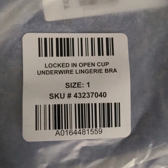 SOLD NEW Matching Set Torrid Curve Lingerie Open Cup Harness Bra & Panty Caged - Picture 5 of 8